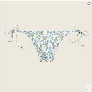 *NEVER WORN* XS J.Crew String bikini bottom in Liberty® Ros flora